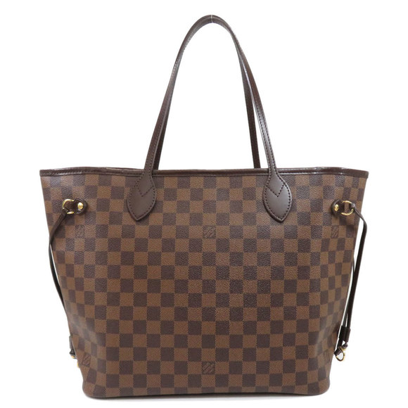 Louis Vuitton Neverfull MM Damier Ebene Tote Bag Damier Canvas - Picture 1 of 6